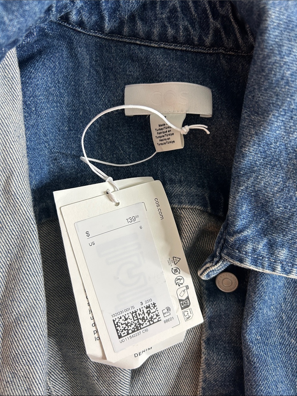 NWT (size 6) COS DENIM SHIRT - Picture 7 of 9